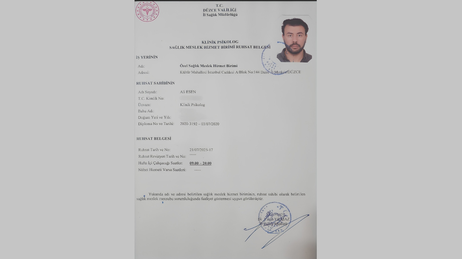 Ruhsat Belgesi